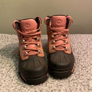 Girls Weatherproof Timberland Pink Boots